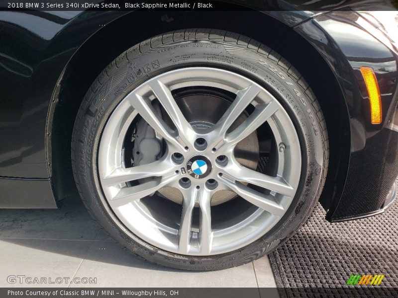 Black Sapphire Metallic / Black 2018 BMW 3 Series 340i xDrive Sedan