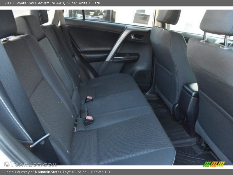 Super White / Black 2018 Toyota RAV4 Adventure AWD