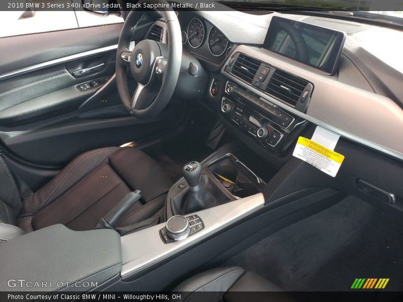 Black Sapphire Metallic / Black 2018 BMW 3 Series 340i xDrive Sedan