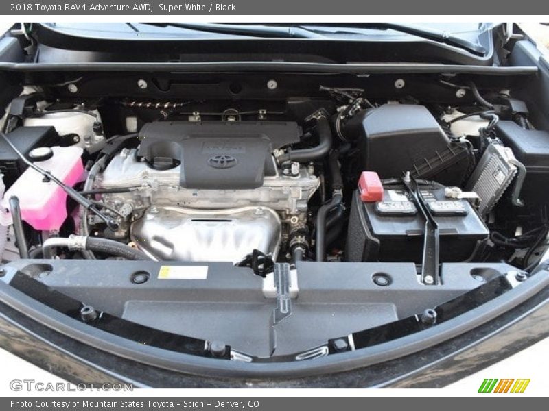Super White / Black 2018 Toyota RAV4 Adventure AWD
