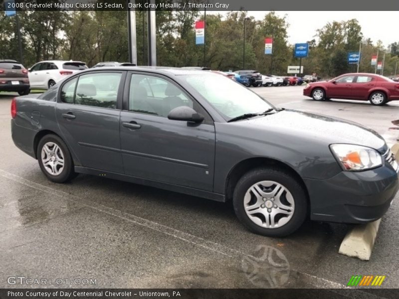 Dark Gray Metallic / Titanium Gray 2008 Chevrolet Malibu Classic LS Sedan