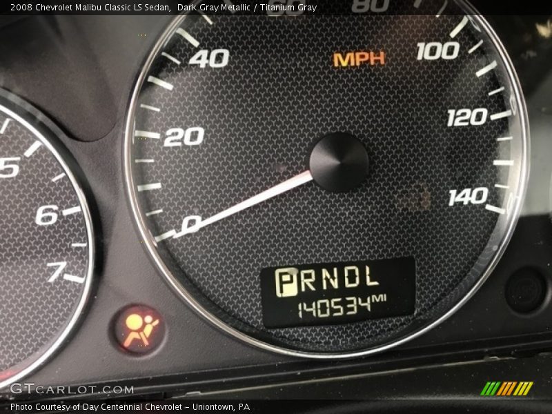 Dark Gray Metallic / Titanium Gray 2008 Chevrolet Malibu Classic LS Sedan