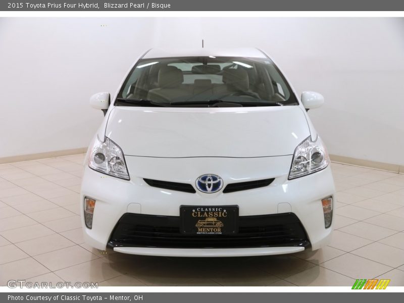 Blizzard Pearl / Bisque 2015 Toyota Prius Four Hybrid