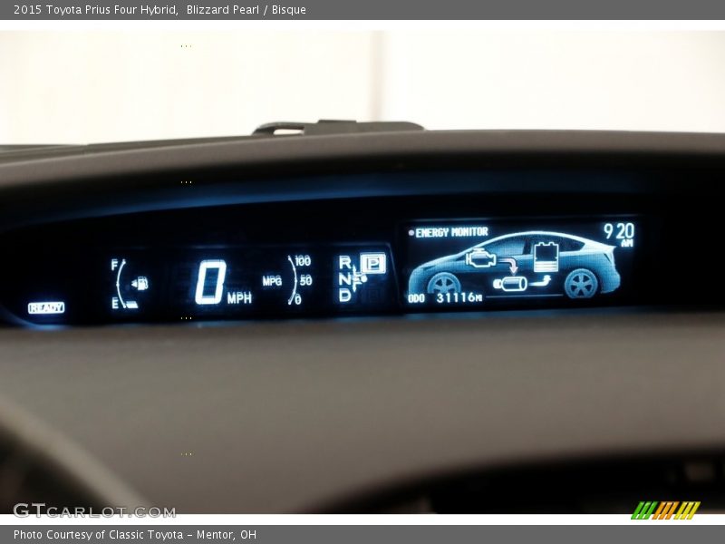 Blizzard Pearl / Bisque 2015 Toyota Prius Four Hybrid