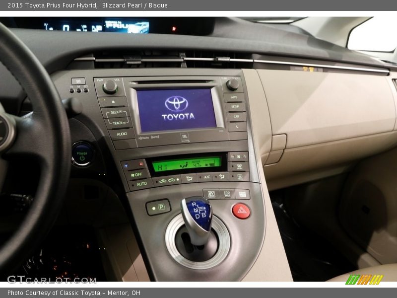 Blizzard Pearl / Bisque 2015 Toyota Prius Four Hybrid