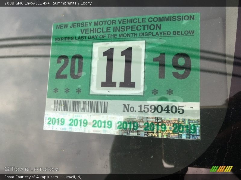 Summit White / Ebony 2008 GMC Envoy SLE 4x4