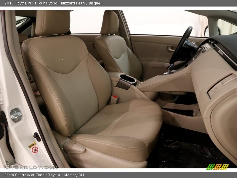 Blizzard Pearl / Bisque 2015 Toyota Prius Four Hybrid