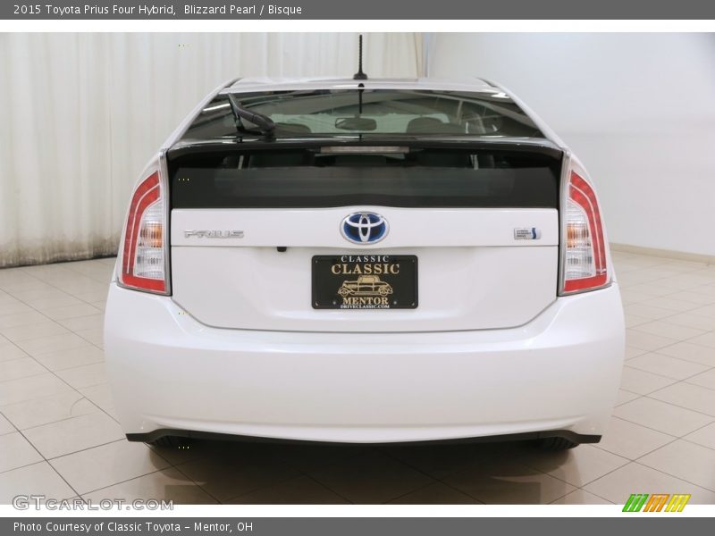 Blizzard Pearl / Bisque 2015 Toyota Prius Four Hybrid