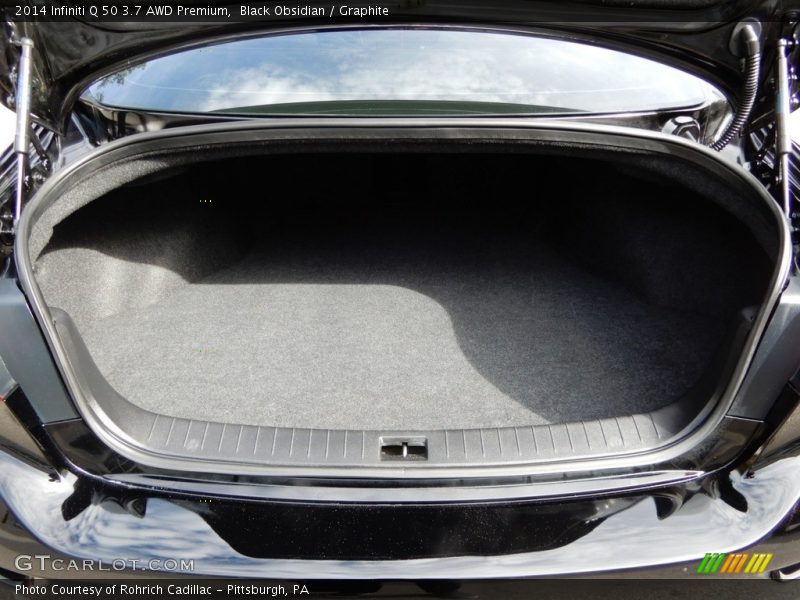 Black Obsidian / Graphite 2014 Infiniti Q 50 3.7 AWD Premium