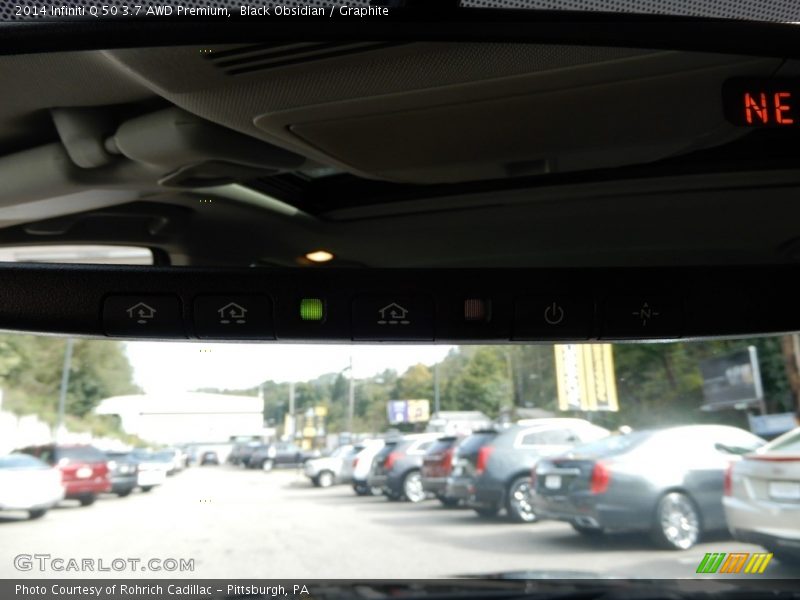 Black Obsidian / Graphite 2014 Infiniti Q 50 3.7 AWD Premium