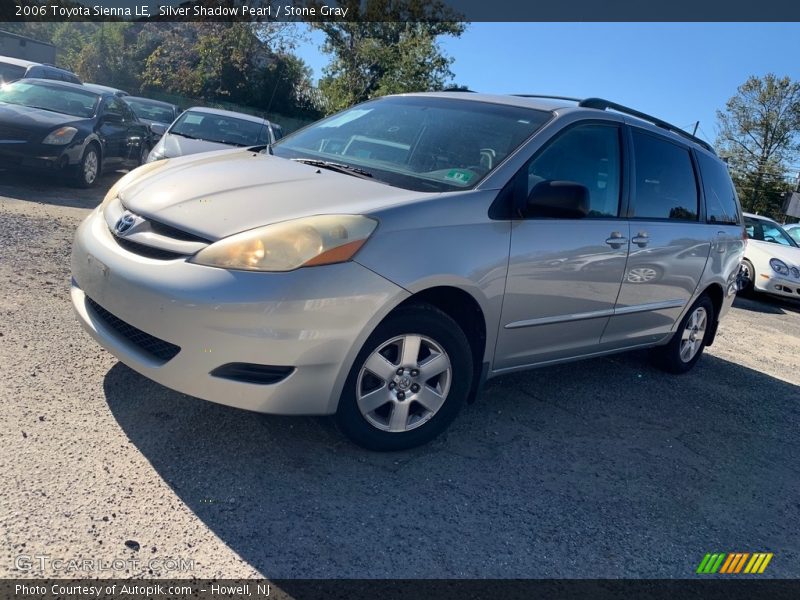 Silver Shadow Pearl / Stone Gray 2006 Toyota Sienna LE