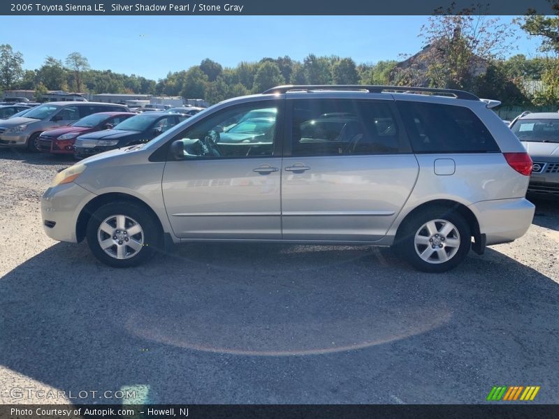 Silver Shadow Pearl / Stone Gray 2006 Toyota Sienna LE
