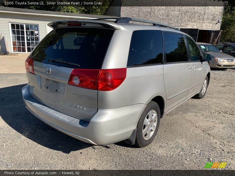 Silver Shadow Pearl / Stone Gray 2006 Toyota Sienna LE