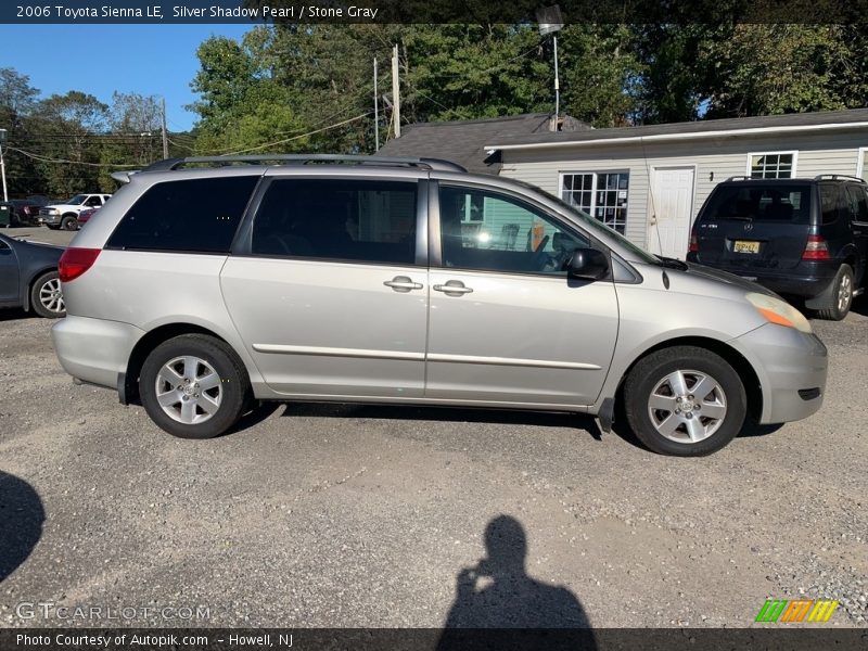 Silver Shadow Pearl / Stone Gray 2006 Toyota Sienna LE