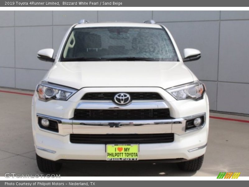 Blizzard White Pearl / Sand Beige 2019 Toyota 4Runner Limited