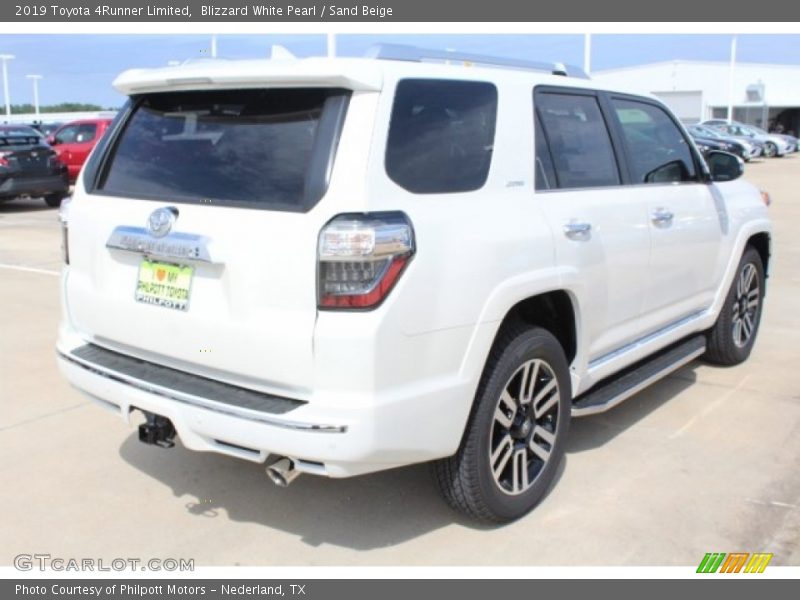 Blizzard White Pearl / Sand Beige 2019 Toyota 4Runner Limited