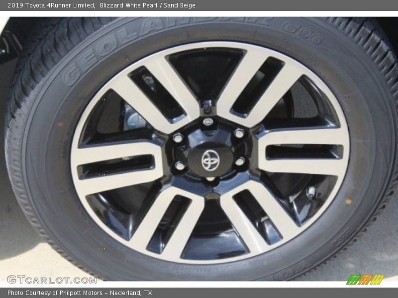 Blizzard White Pearl / Sand Beige 2019 Toyota 4Runner Limited