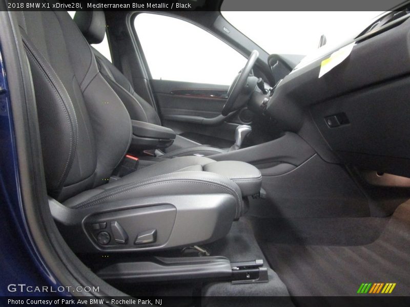 Mediterranean Blue Metallic / Black 2018 BMW X1 xDrive28i