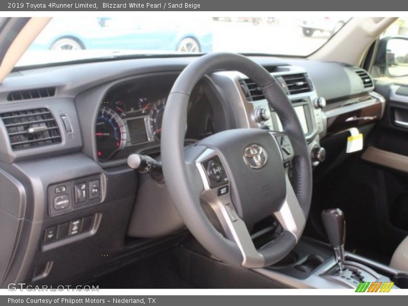 Blizzard White Pearl / Sand Beige 2019 Toyota 4Runner Limited