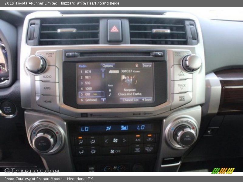 Blizzard White Pearl / Sand Beige 2019 Toyota 4Runner Limited