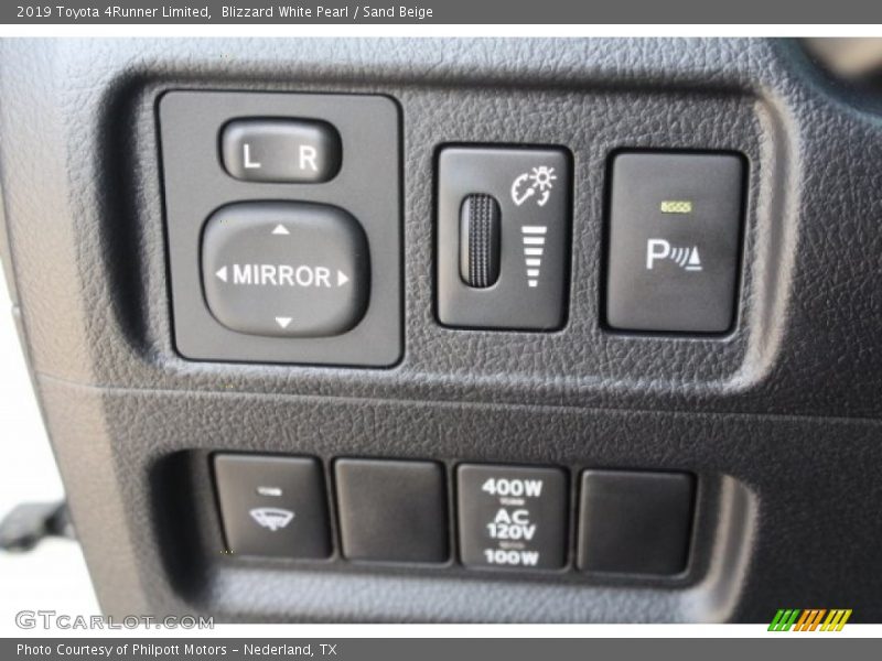 Controls of 2019 4Runner Limited