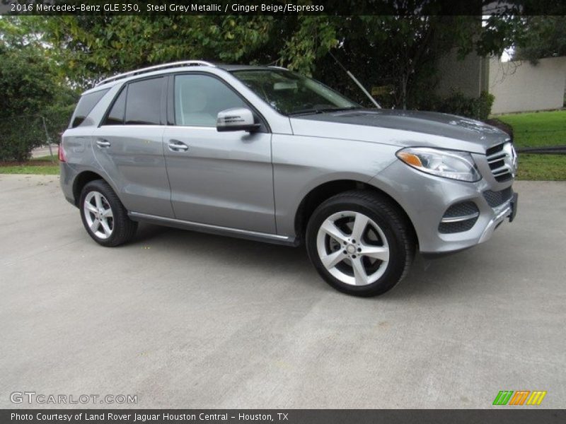 Steel Grey Metallic / Ginger Beige/Espresso 2016 Mercedes-Benz GLE 350
