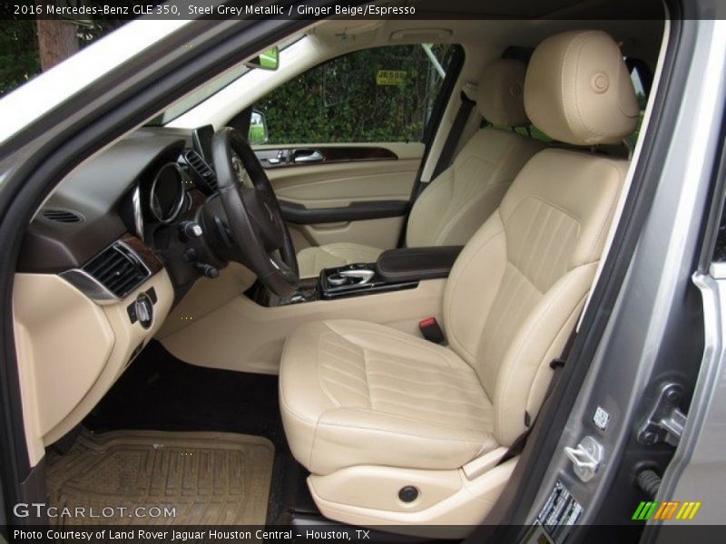 Steel Grey Metallic / Ginger Beige/Espresso 2016 Mercedes-Benz GLE 350