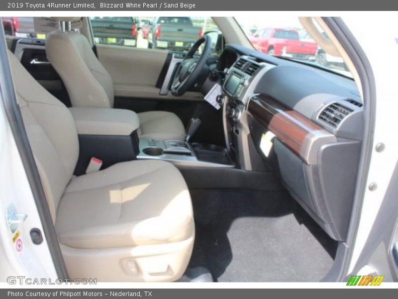 Blizzard White Pearl / Sand Beige 2019 Toyota 4Runner Limited