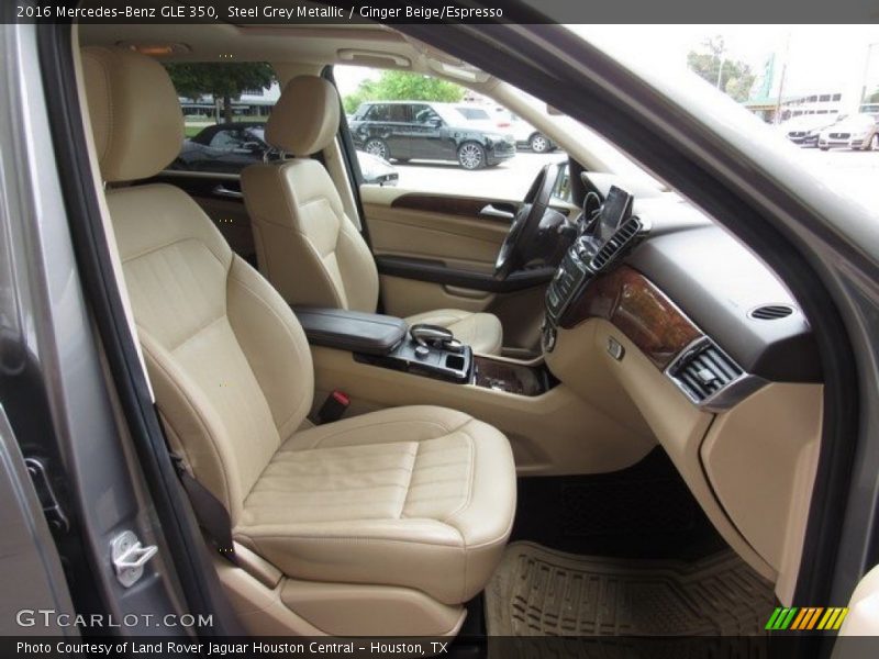 Steel Grey Metallic / Ginger Beige/Espresso 2016 Mercedes-Benz GLE 350