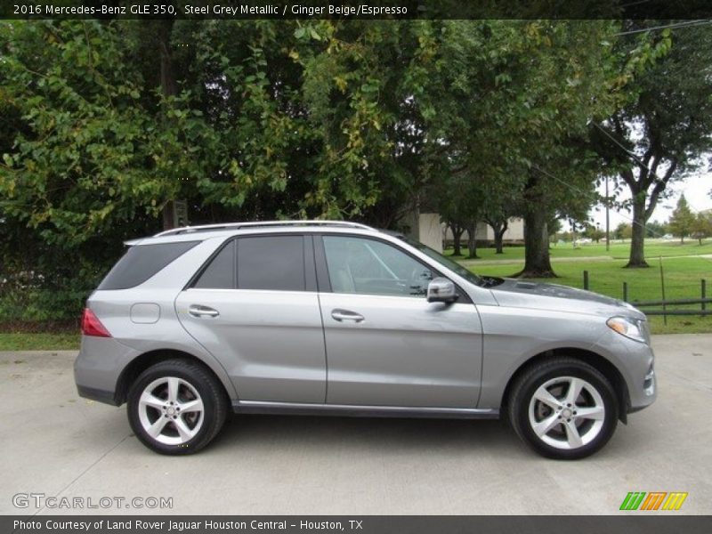 Steel Grey Metallic / Ginger Beige/Espresso 2016 Mercedes-Benz GLE 350