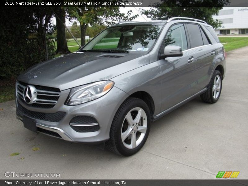 Steel Grey Metallic / Ginger Beige/Espresso 2016 Mercedes-Benz GLE 350