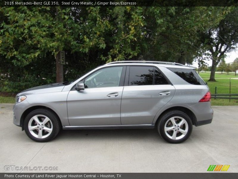 Steel Grey Metallic / Ginger Beige/Espresso 2016 Mercedes-Benz GLE 350