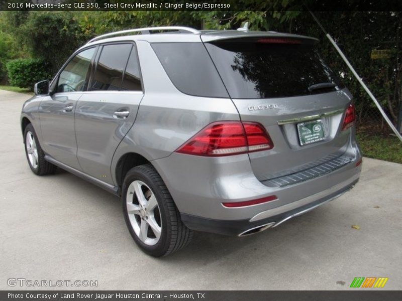 Steel Grey Metallic / Ginger Beige/Espresso 2016 Mercedes-Benz GLE 350