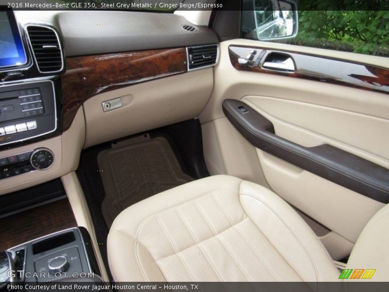 Steel Grey Metallic / Ginger Beige/Espresso 2016 Mercedes-Benz GLE 350