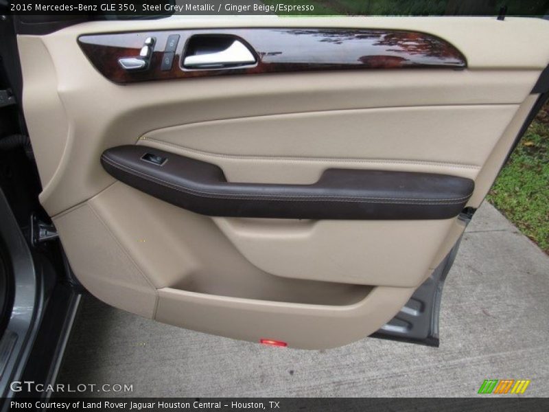 Steel Grey Metallic / Ginger Beige/Espresso 2016 Mercedes-Benz GLE 350