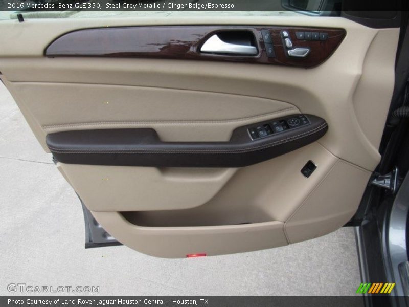 Steel Grey Metallic / Ginger Beige/Espresso 2016 Mercedes-Benz GLE 350