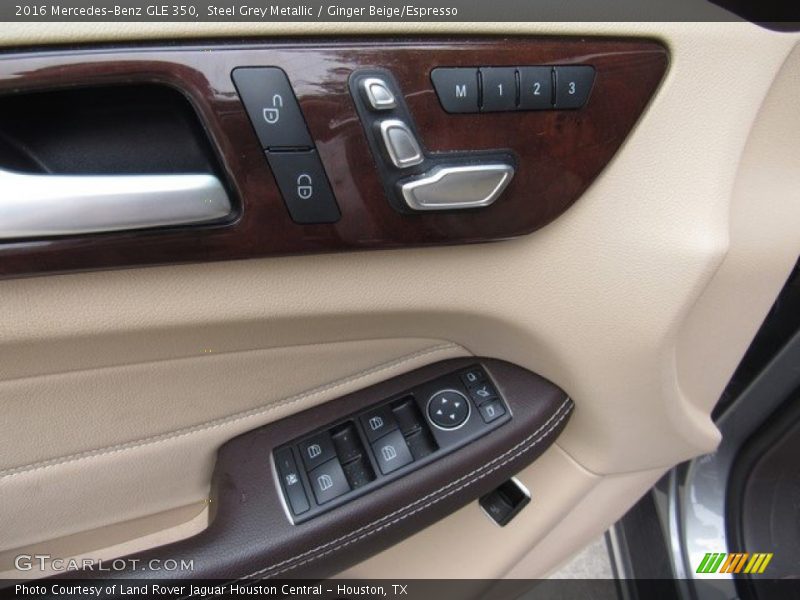 Steel Grey Metallic / Ginger Beige/Espresso 2016 Mercedes-Benz GLE 350