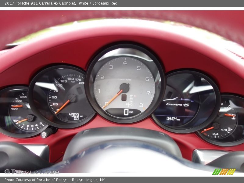  2017 911 Carrera 4S Cabriolet Carrera 4S Cabriolet Gauges