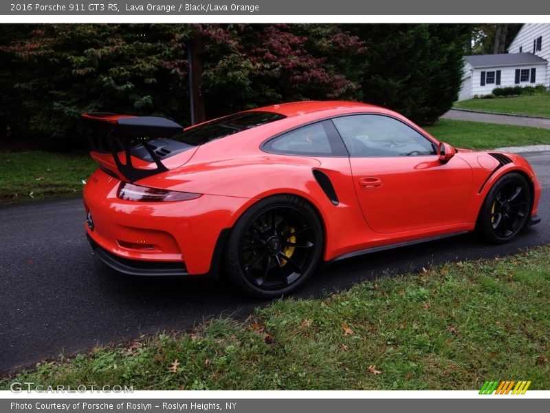 Lava Orange / Black/Lava Orange 2016 Porsche 911 GT3 RS