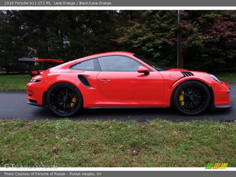 Lava Orange / Black/Lava Orange 2016 Porsche 911 GT3 RS