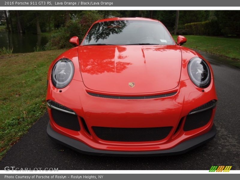 Lava Orange / Black/Lava Orange 2016 Porsche 911 GT3 RS