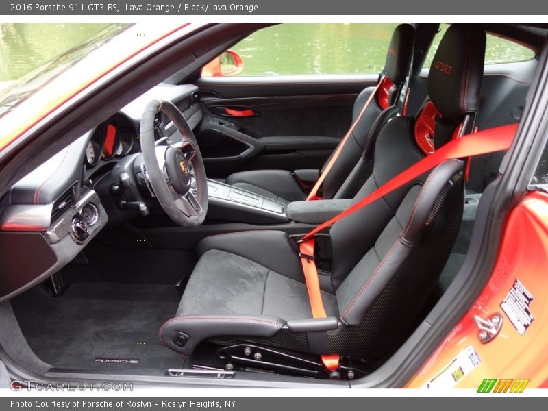 Front Seat of 2016 911 GT3 RS