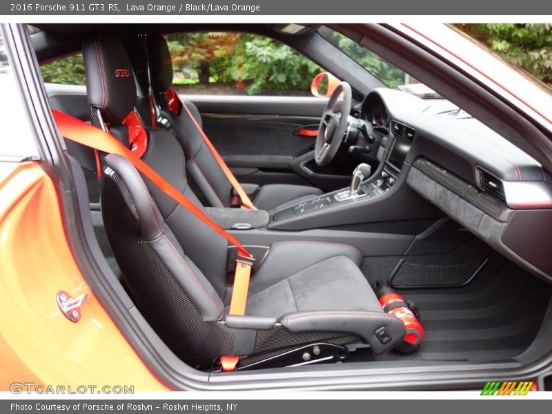 Front Seat of 2016 911 GT3 RS