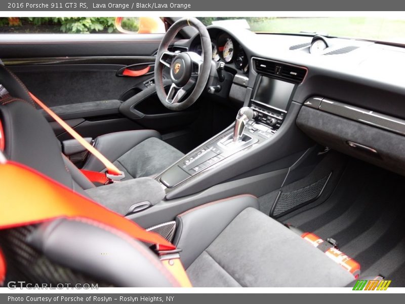 Lava Orange / Black/Lava Orange 2016 Porsche 911 GT3 RS