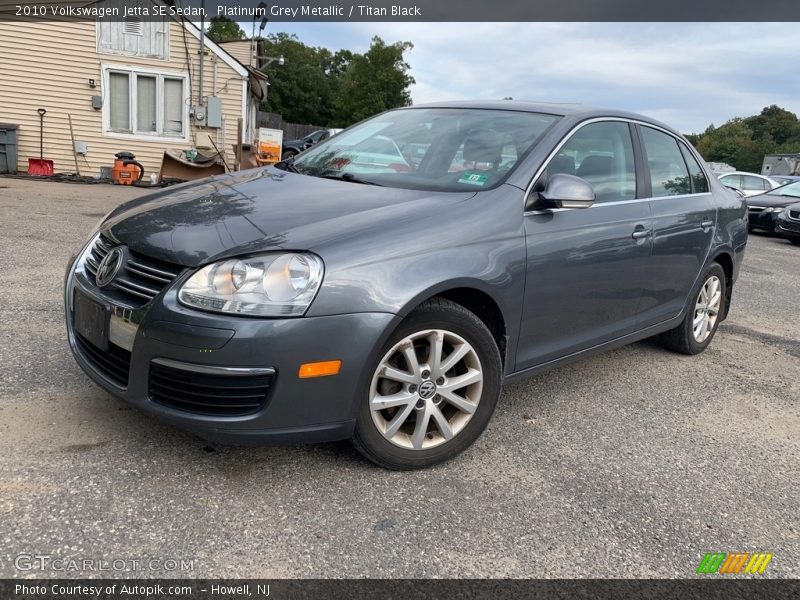 Platinum Grey Metallic / Titan Black 2010 Volkswagen Jetta SE Sedan