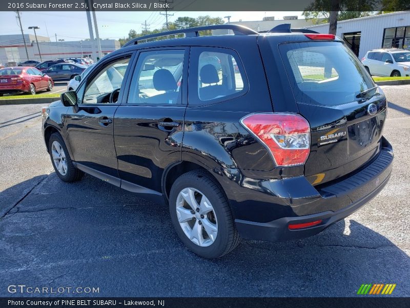 Crystal Black Silica / Black 2016 Subaru Forester 2.5i