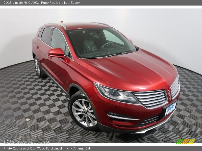 Ruby Red Metallic / Ebony 2015 Lincoln MKC AWD