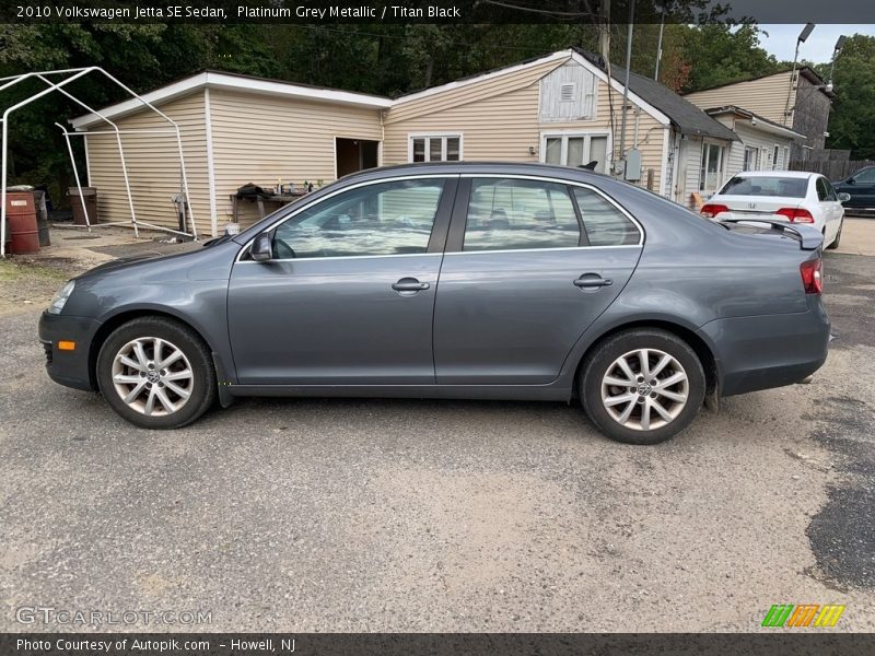 Platinum Grey Metallic / Titan Black 2010 Volkswagen Jetta SE Sedan