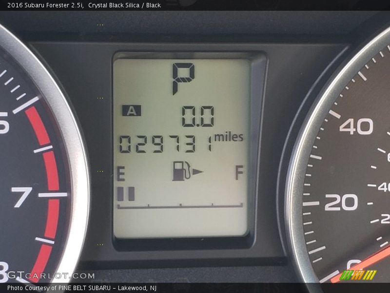 Crystal Black Silica / Black 2016 Subaru Forester 2.5i