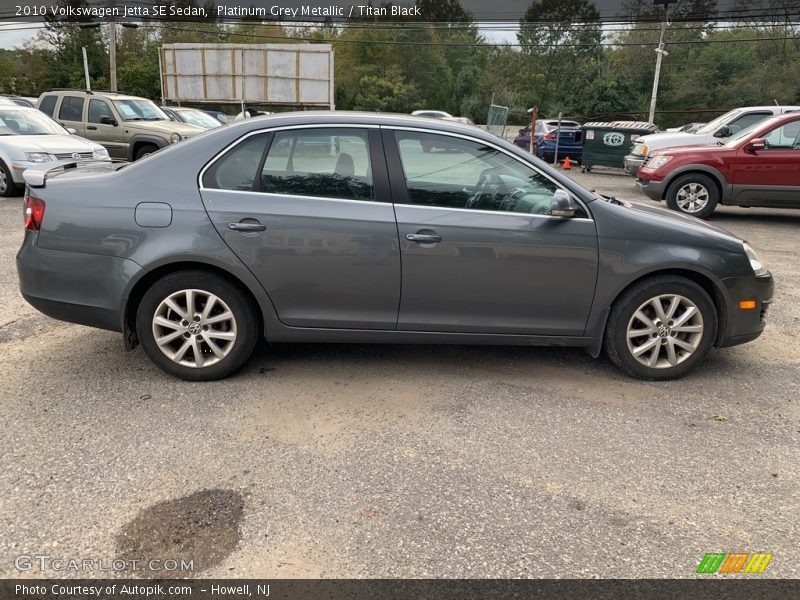 Platinum Grey Metallic / Titan Black 2010 Volkswagen Jetta SE Sedan